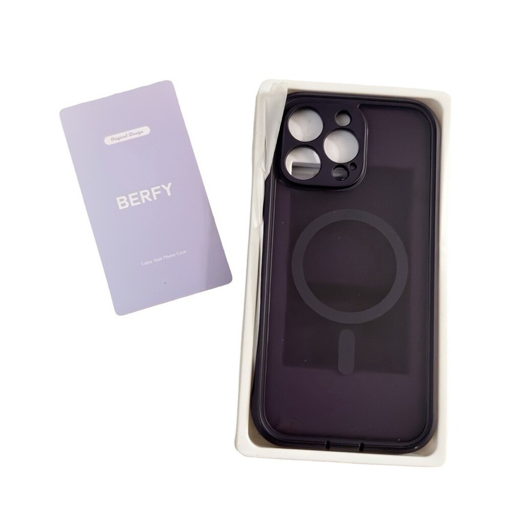 BERFY Purple Magnetic Phone Case for iPhone Pro – New
